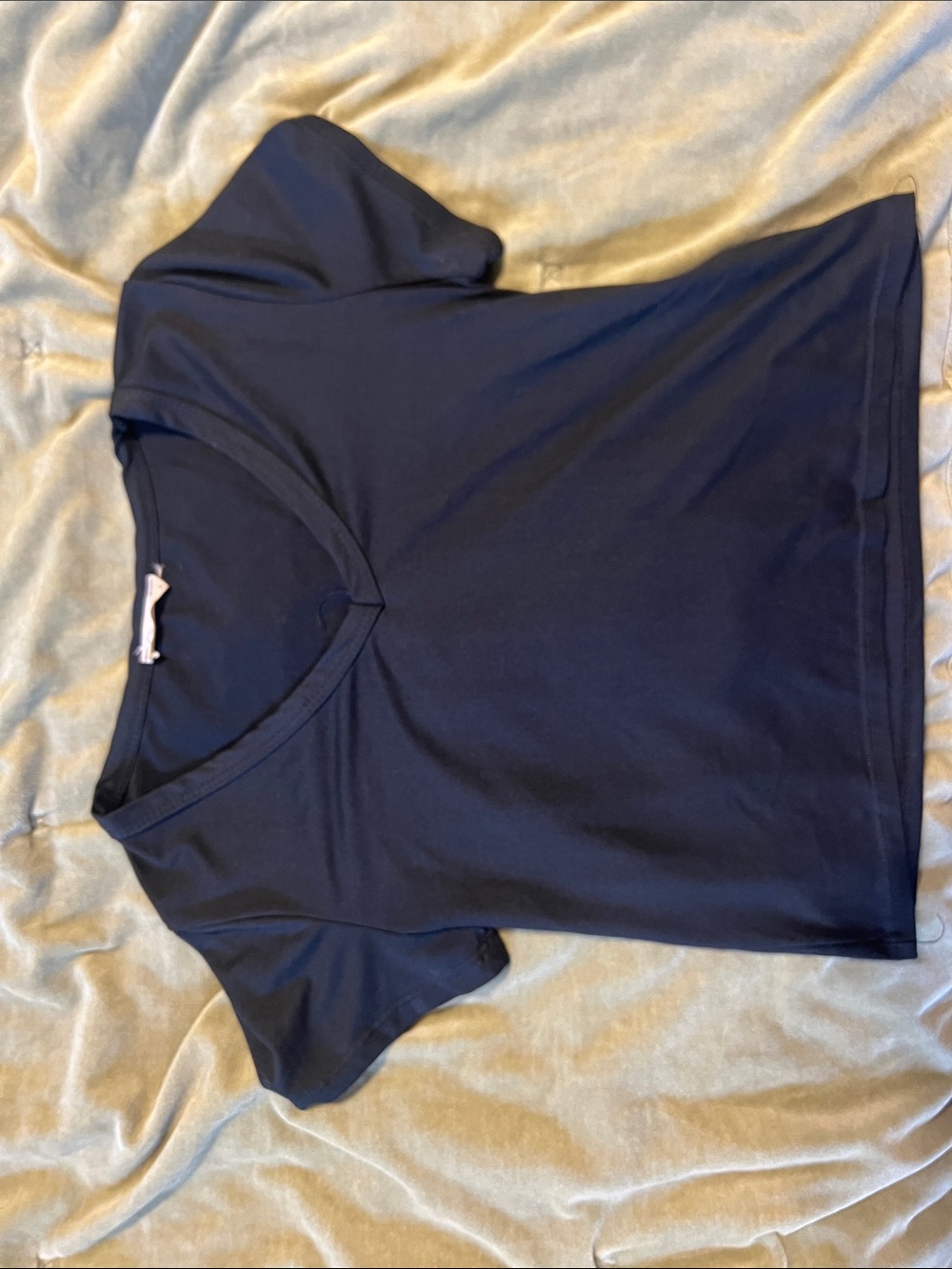 Olivia Rae Black V-Neck Short Sleeve Tee